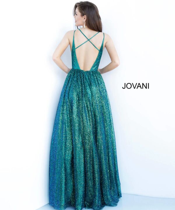 Jovani 4198 Emerald Prom Dress