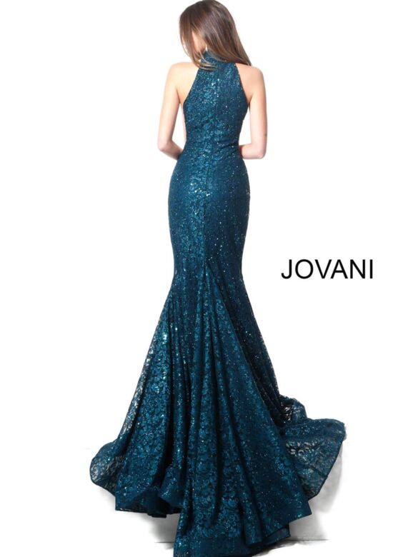 Jovani 64522 Black-Blue Prom Dress