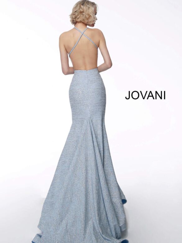 Jovani 65416 Soft Blue Prom Dress