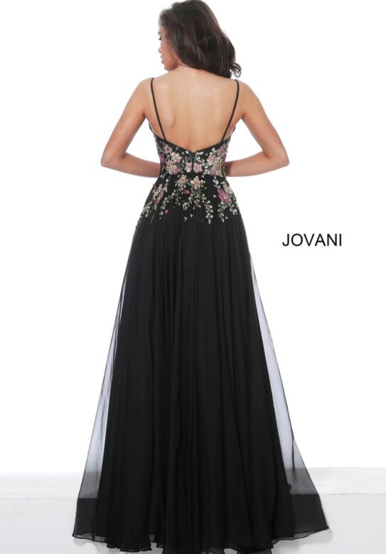 Jovani 67408 Black-Multi Prom Dress