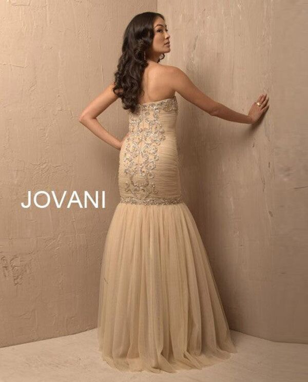 Jovani 7230 Nude Prom Dress