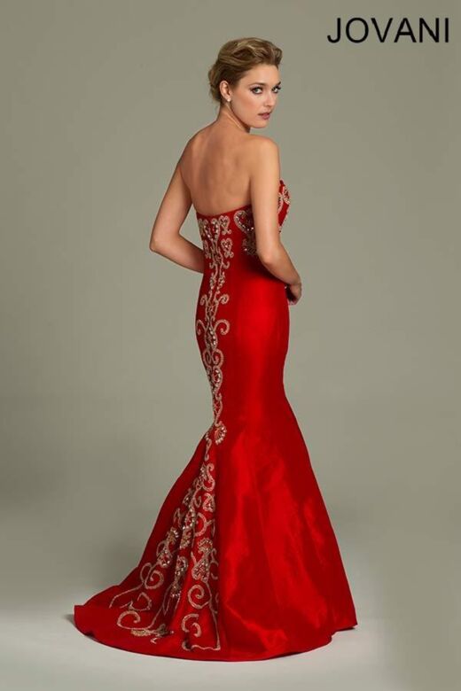 Jovani 77831 Red Evening Dress