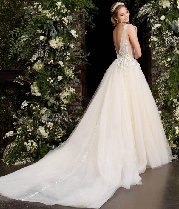 Jovani JB07200 Nude-Multi Bridal Dress