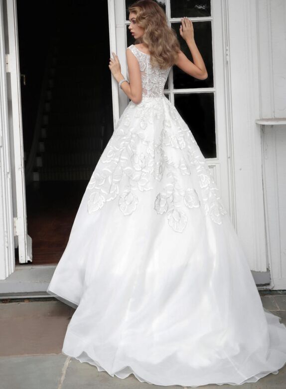 Jovani JB65936 Off-White Bridal Dress