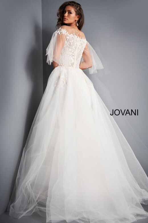 Jovani JB67209 Off-White Bridal Dress