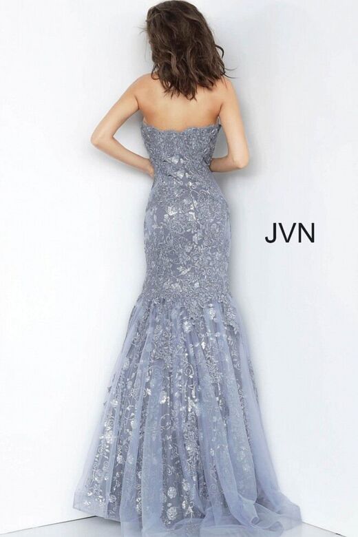 Jovani JVN00874 Grey Prom Dress