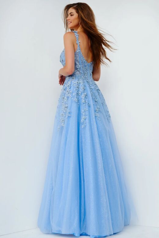 Jovani JVN4271 Sky-Blue Prom Dress