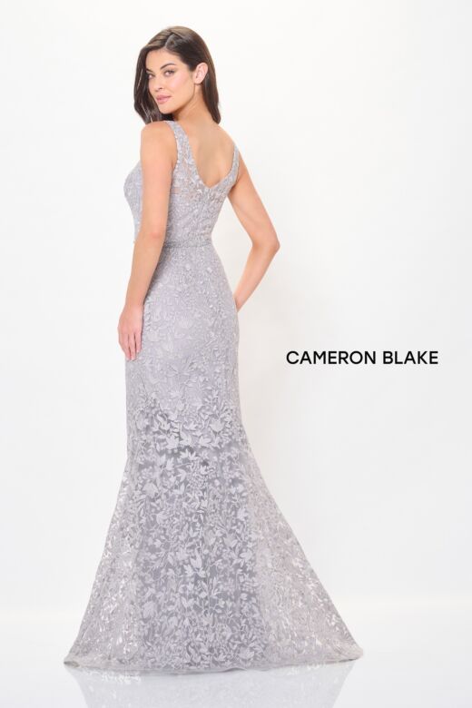 Cameron Blake CB3238 V-Neck Removable Sleeve Dress
