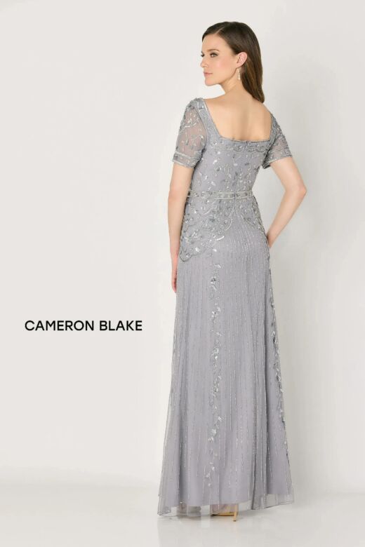 Cameron Blake CB793 Square Back Short Sleeve Dress