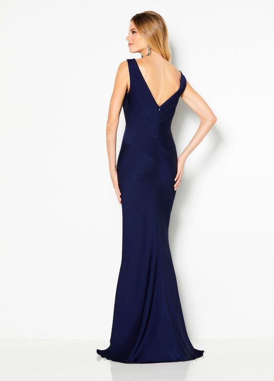 Cameron Blake 219677 V-Back Formal Gown