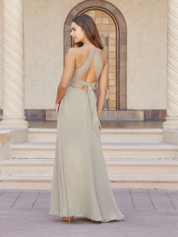 Christina Wu 22148 Tie Back Surplice Bodice Bridesmaid Dress