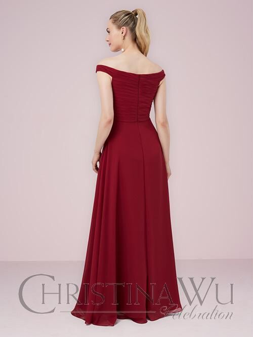 Christina Wu 22968 Off The Shoulder Bridesmaid Dress