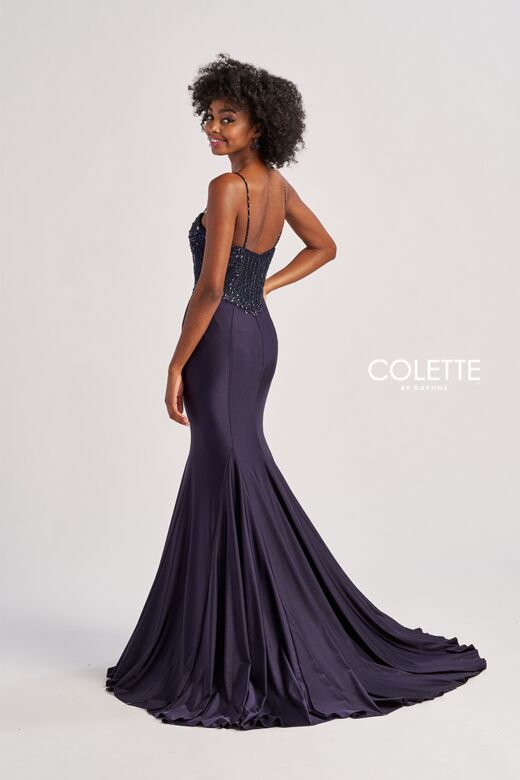 Colette CL8515 Lace Corset Sweetheart Neckline Dress