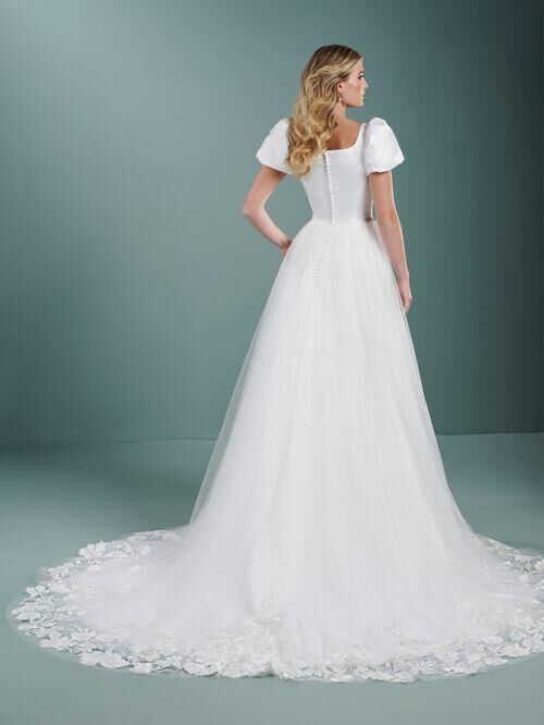 Christina Wu 28184 Square Neck A-Line Wedding Dress