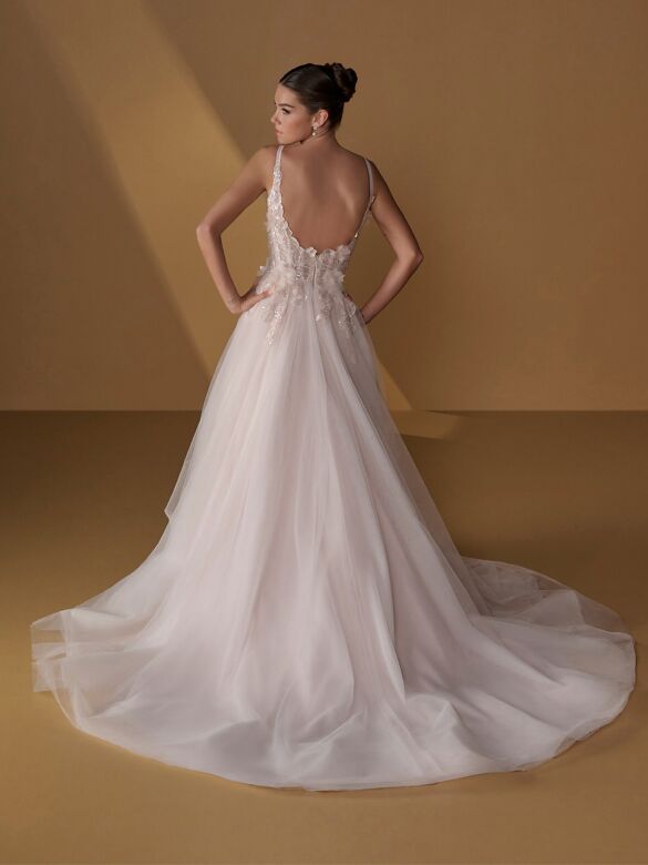 Christina Wu 15966 Sleeveless A-Line Ivory Bridal Dress
