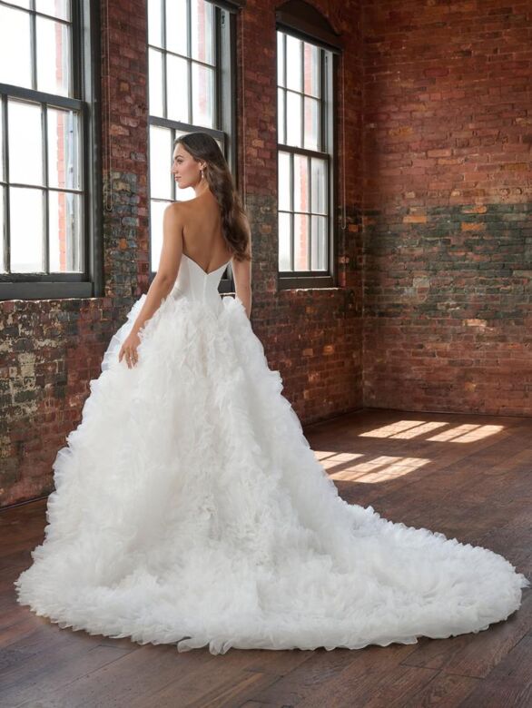 Christina Wu 15905 Ruffle Skirt Sweetheart Neck Wedding Dress