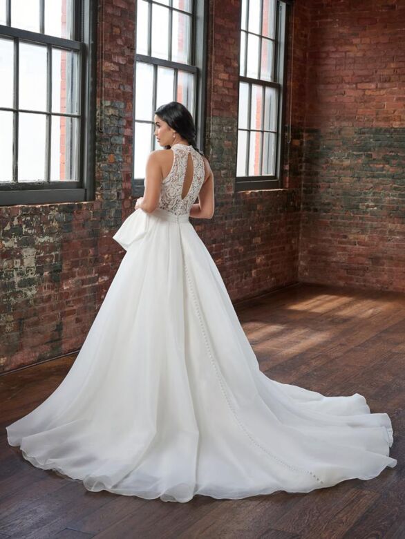 Christina Wu 15907 Keyhole Back Halter Neck Wedding Dress
