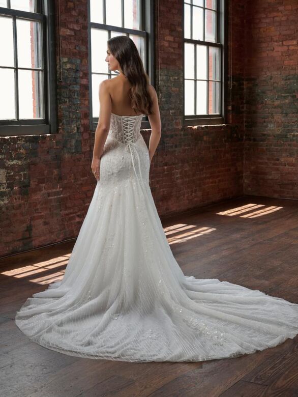 Christina Wu 15918 Lace-Up Back Mermaid Bridal Gown