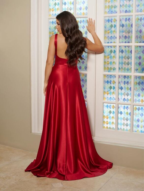 Christina Wu 48071 Square Back A-Line Dress
