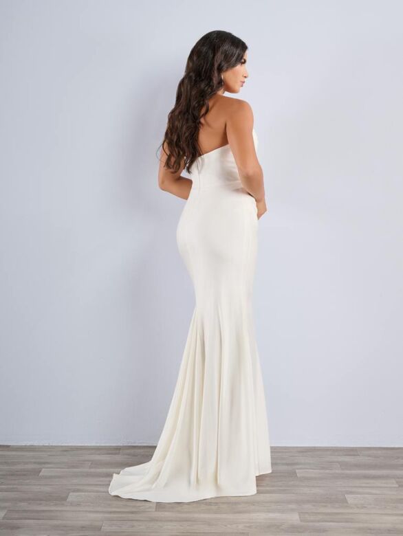 Christina Wu 48090 Draped Bodice Sweetheart Neck Wedding Gown