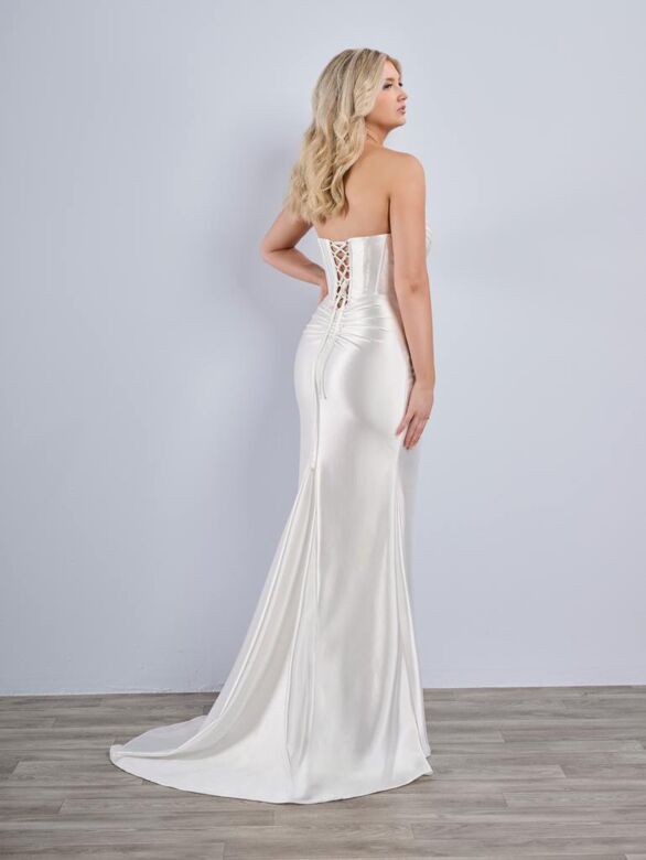 Christina Wu 48103 Knotted Skirt Cowl Neck Bridal Gown