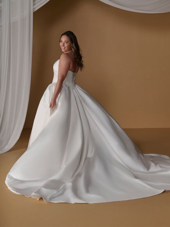 Christina Wu 29500 A-Line Strapless Keyhole Bridal Gown