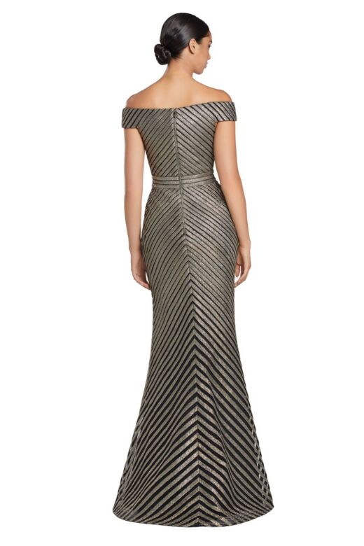 Alexander by Daymor 2076 Off The Shoulder V-Neck Dress