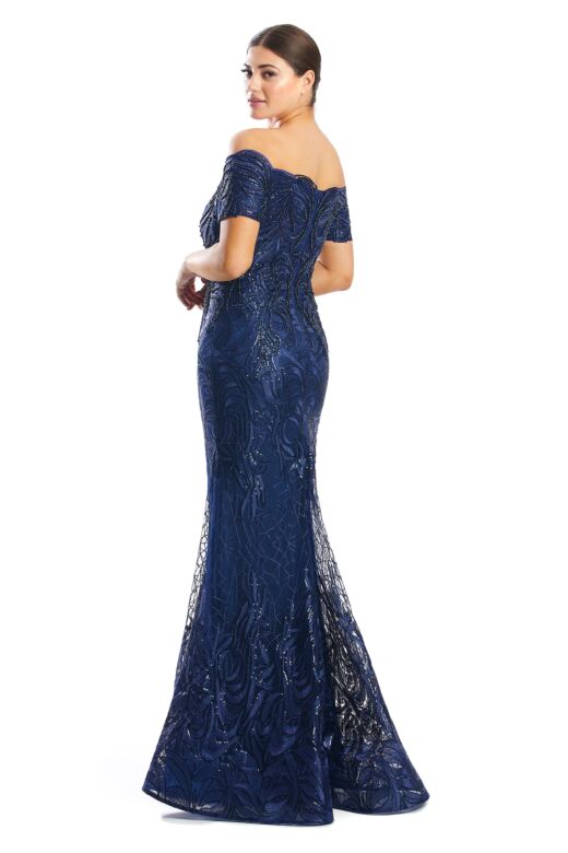 Alexander by Daymor 1765 Off The Shoulder Embroidered Dress