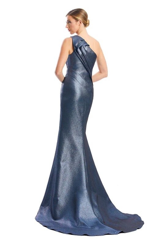 Alexander by Daymor 1790 One Shoulder Pleated Dress