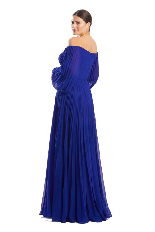 Alexander by Daymor 1792 Bishop Sleeves Pleated Dress