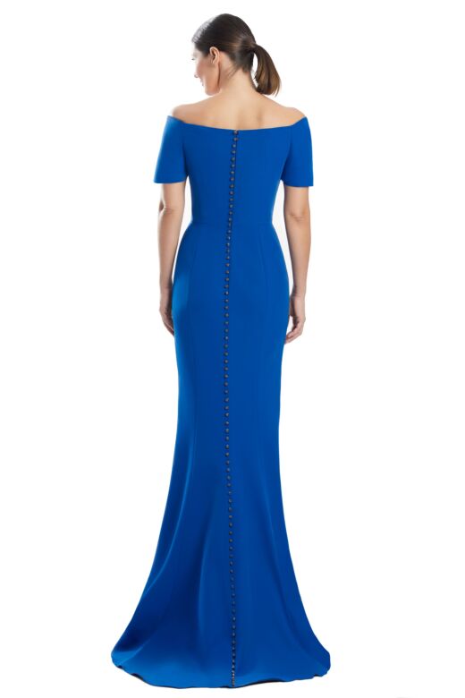 Alexander by Daymor 1954 Bow Neck Off-The-Shoulder Dress
