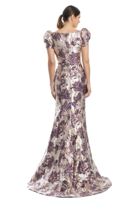Alexander by Daymor 1989 Square Neck Front Bow Dress