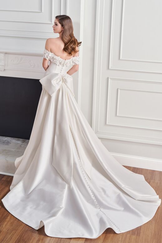 Martin Thornburg MTL404 Emerson Off The Shoulder Mikado Bridal Gown