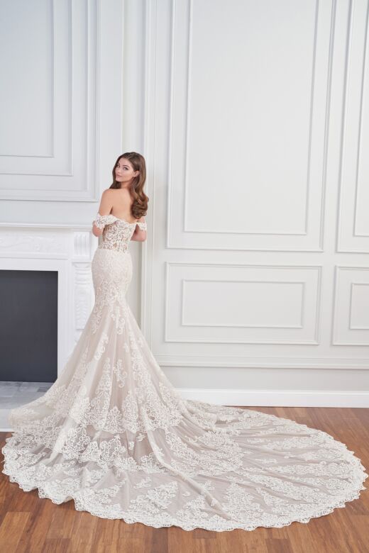 Martin Thornburg MTL12258 Tenley Royal Train Sheer Bodice Wedding Gown