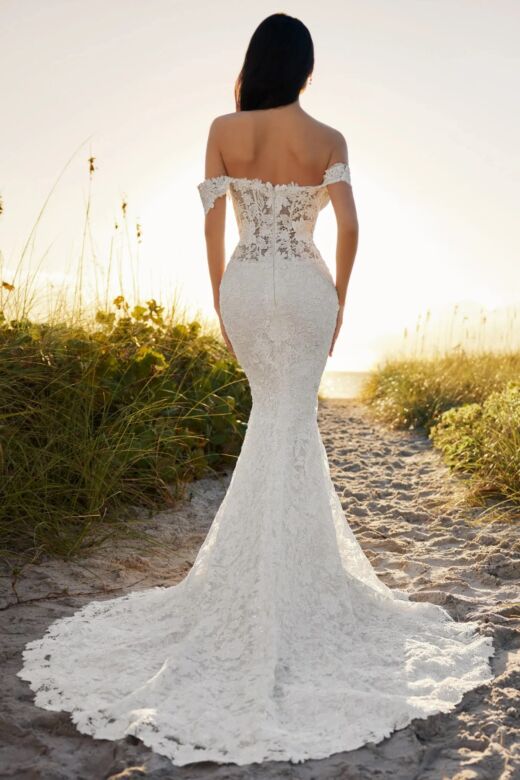 Martin Thornburg MTL9106 Baylor Corset Top Off Shoulder Wedding Dress