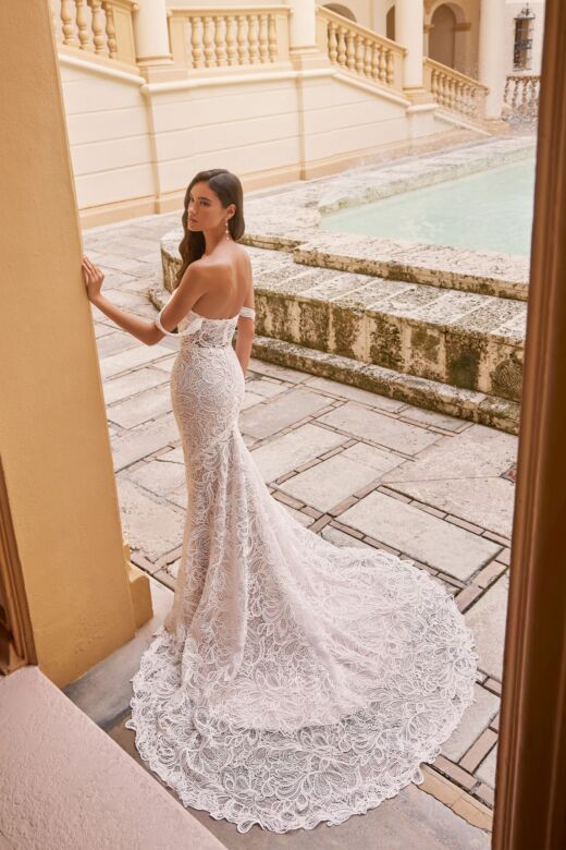 Martin Thornburg MT3232 Channing Off-The-Shoulder Bridal Gown