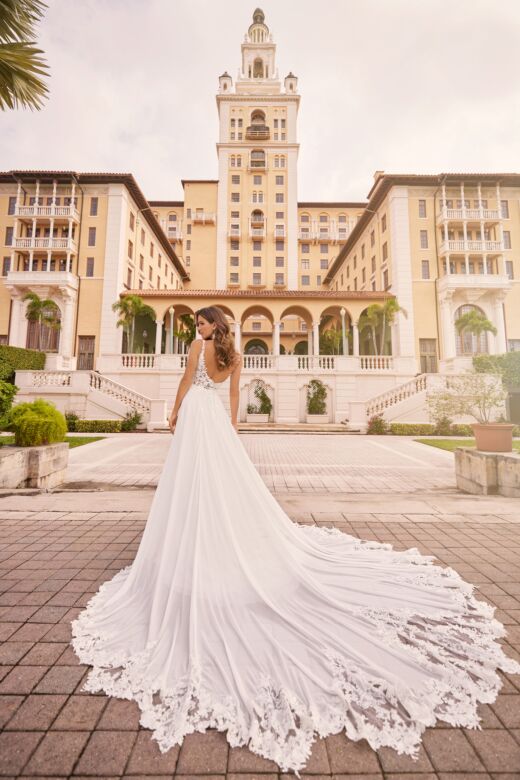 Martin Thornburg MT3233 Dawson Scoop Back A-Line Wedding Dress