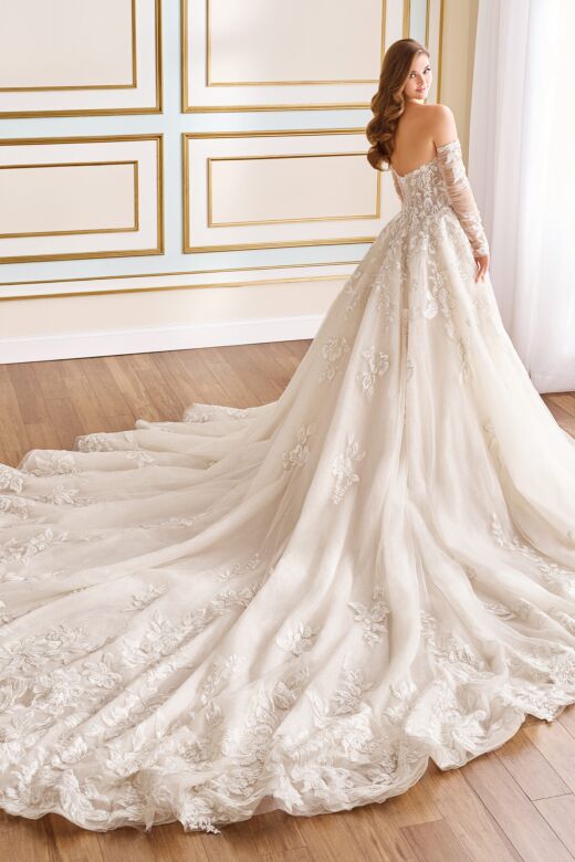Martin Thornburg MT9102 Amaryllis Strapless Long Train Wedding Dress