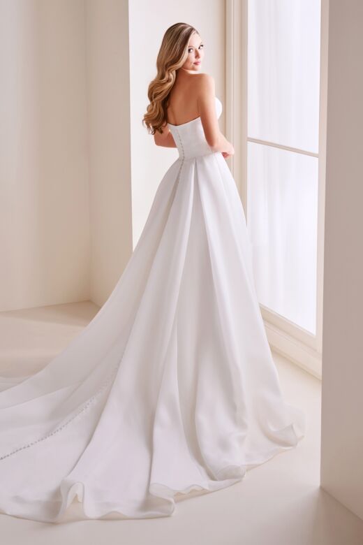 Enchanting by Mon Cheri E408 Strapless Ruffle Bodice Bridal Gown