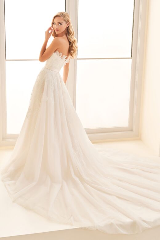 Enchanting by Mon Cheri E535 Belted Waist A-Line Wedding Dress