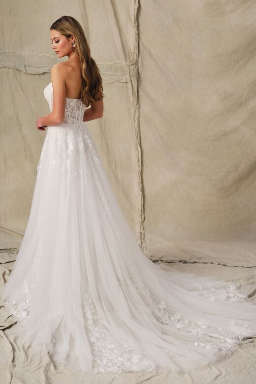 Enchanting by Mon Cheri E423 Strapless A-Line Corset Wedding Gown