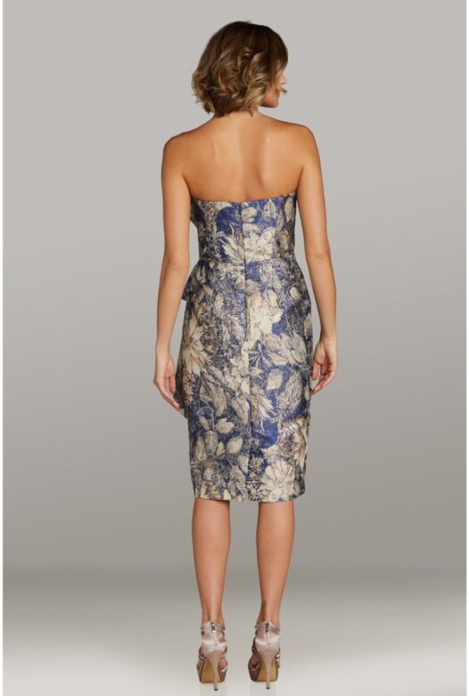 Feriani Couture 18409 Strapless Bow Accent Dress
