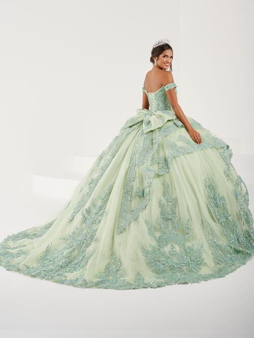 House of Wu 56492 Bow Back Removable Sleeve Sweet 16 Dress