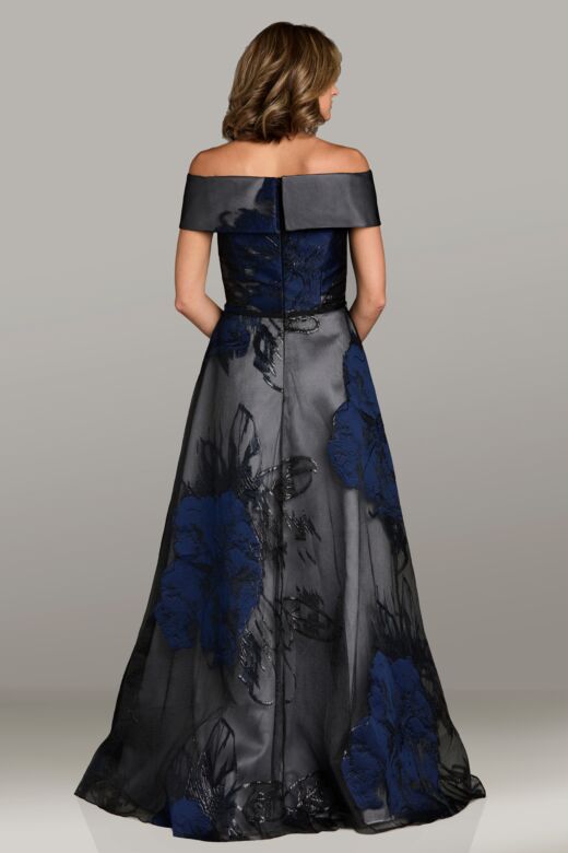 Feriani Couture 18524 A-Line Off The Shoulder Dress