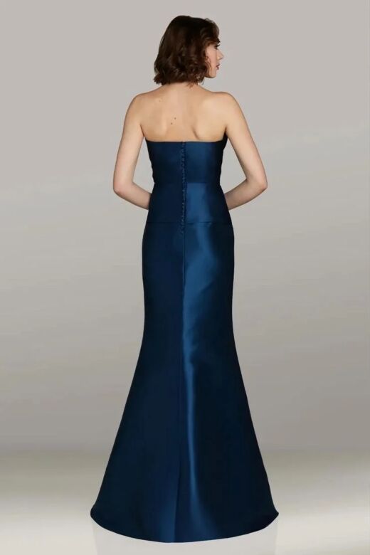 Gia Franco 12452 Bow Accent Peplum Dress