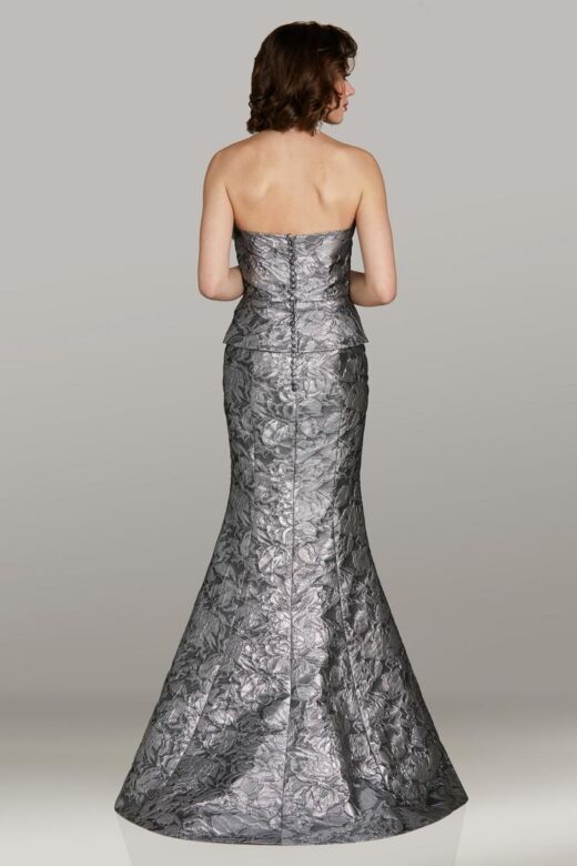 Gia Franco 12453 Sweetheart Neckline Peplum Dress