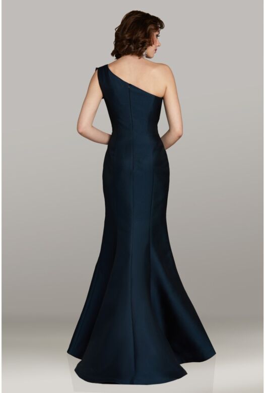 Gia Franco 12458 One Shoulder Bow Neckline Dress