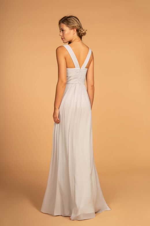 Elizabeth K GL2608 Ruched Top Sweetheart Neck Maid of Honor Dress