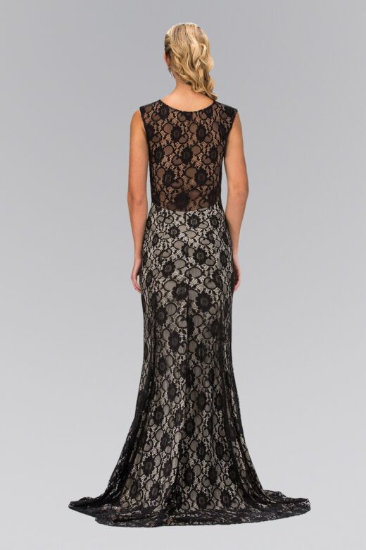 Elizabeth K GL1396 Sweetheart Neckline Lace Dress
