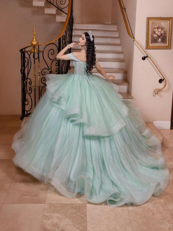 House of Wu 26103 Beaded Neck Removable Skirt Quinceanera Gown